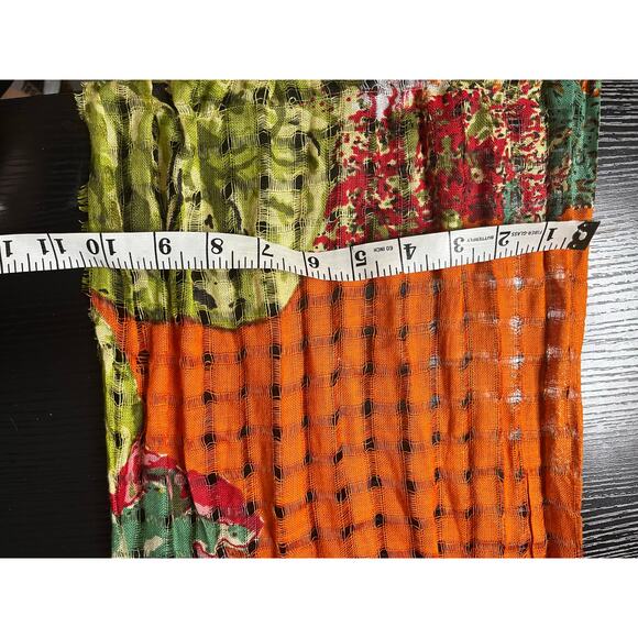 Vibrant boho scarf - Picture 2 of 4